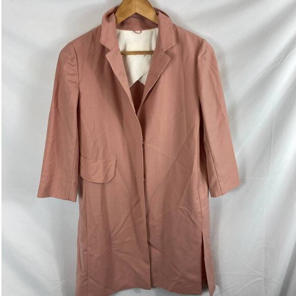 Liaa lancy Pink Long Coat size small - Picture 1 of 5